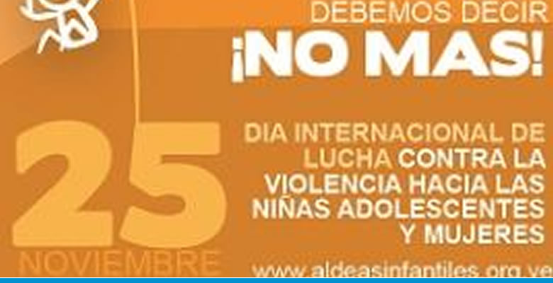 Día Internacional de la Eliminación de la Violencia hacia La Mujer