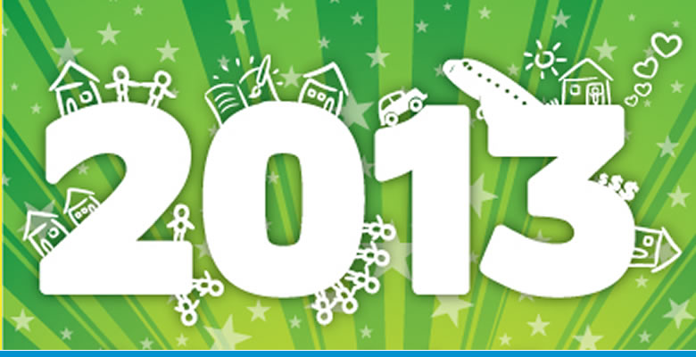 Le damos la bienvenida al 2013
